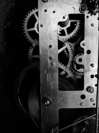 Close-up of machine part