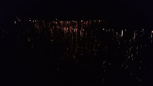 View of illuminated tunnel