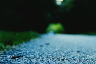 Close-up view of road