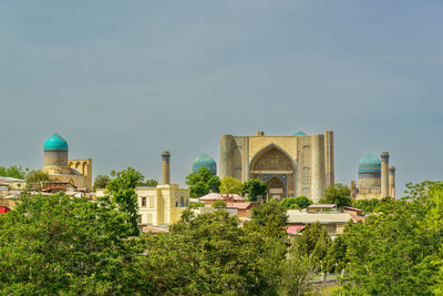 Buildings in city