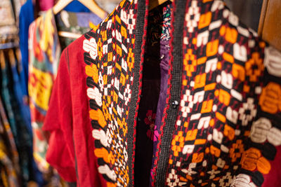 Close-up of clothes