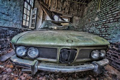 Abandoned car