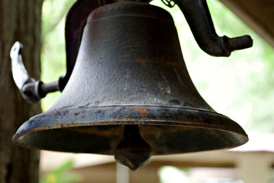 Close up of bell