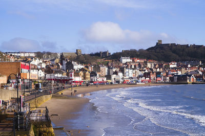 Scarborough south bay beach early in the morning