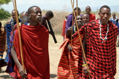 Group of people in traditional clothing