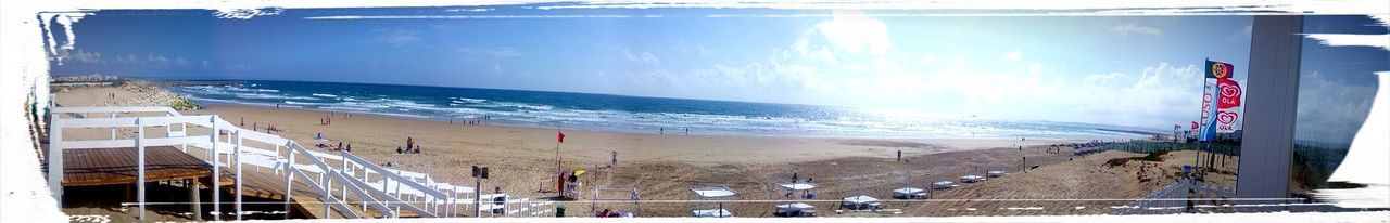 Panoramic view of sea against sky