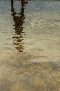 Close-up of rippled water