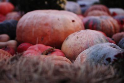 Close-up of fruits for sale at market stall