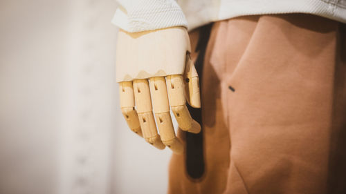 Close-up of hand