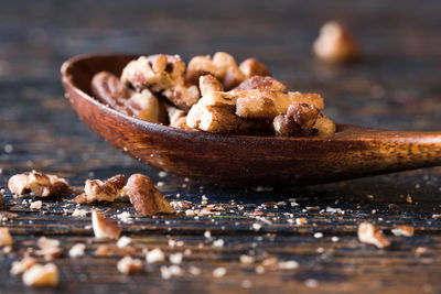 Close-up of bread in container