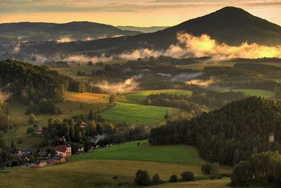 Scenic view of rural landscape