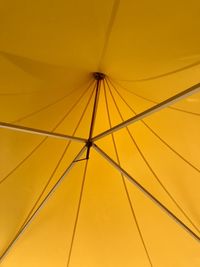 Low angle view of umbrella