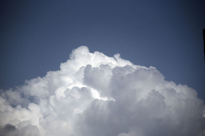 Low angle view of clouds in sky