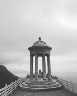 View of monument against cloudy sky