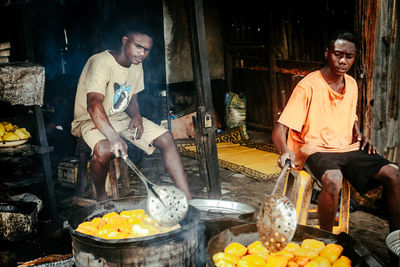 One batch at a time. two brothers chase their dreams selling buns and doughnuts