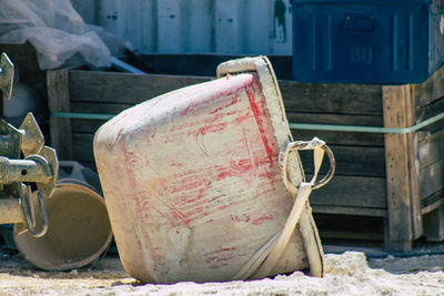 Close-up of rusty metal