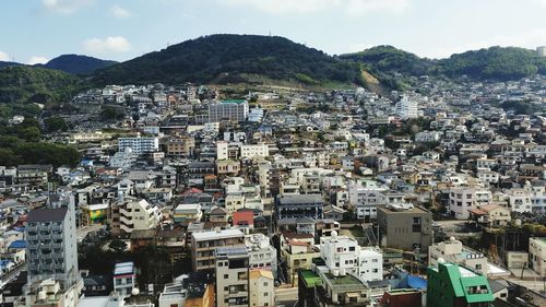 Aerial view of city