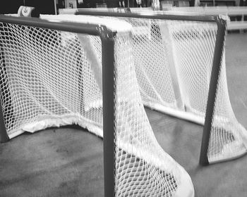 Close-up of empty seats