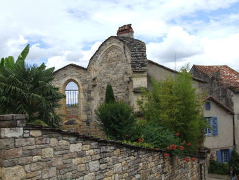 Low angle view of building against sky