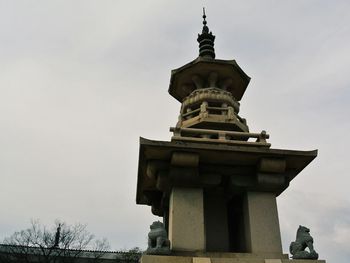 Low angle view of historical building