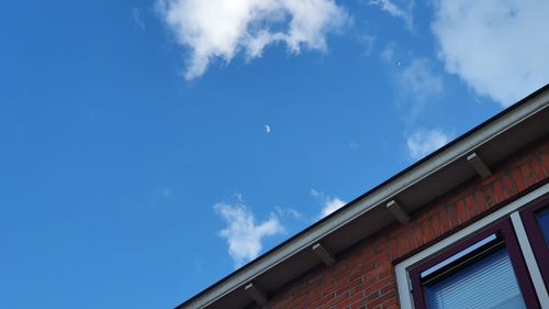 Low angle view of building against sky