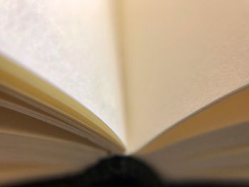 Close-up of open book