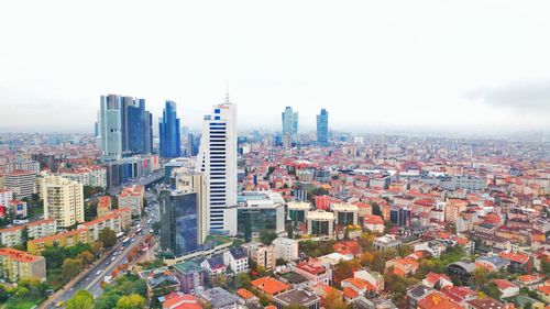 Directly above shot of cityscape