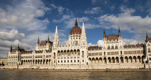 Budapest, river with parliament buildings in background