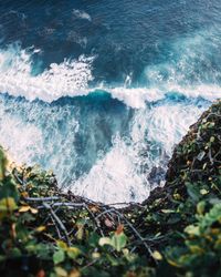 Scenic view of sea shore