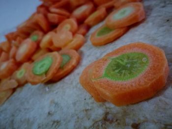 Close-up of bread on table