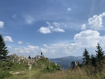 Panoramic view of landscape against sky