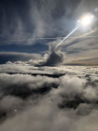 Low angle view of clouds in sky