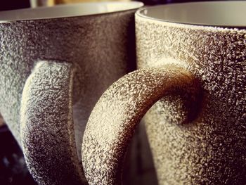 Close-up of metallic object