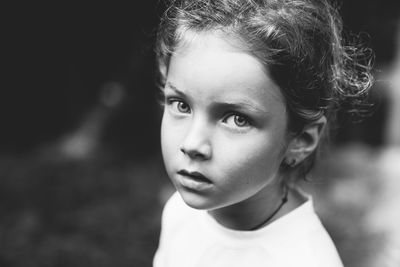 Close-up portrait of boy