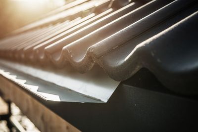 Close-up of piano keys