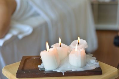 Close-up of cake on table