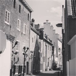 Low angle view of buildings in city