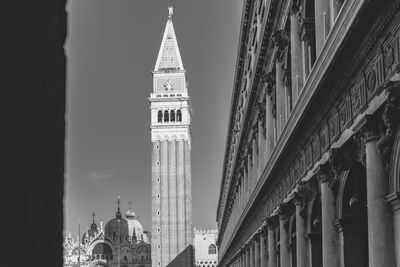 Venice in black and white. art reflections in the days of the carnival. italy