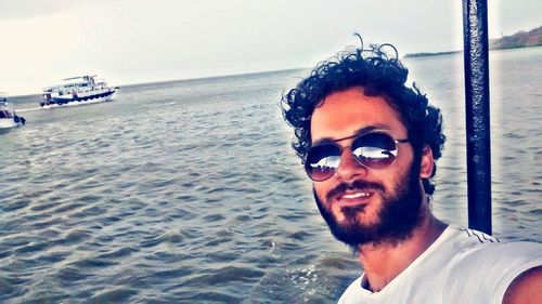 Portrait of young man