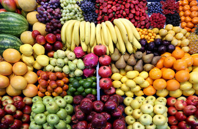 Fruits in market stall