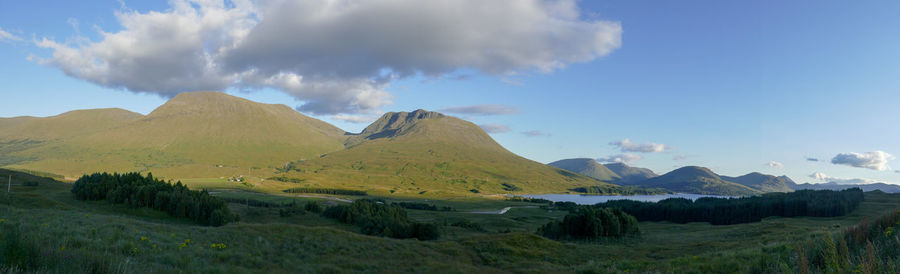 Panoramic view of landscape against sky