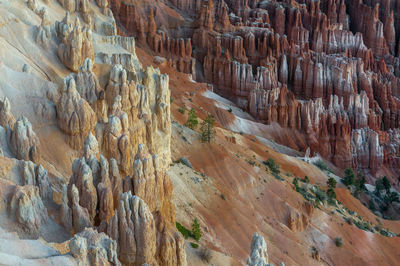 View of rock formations