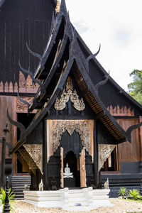 Low angle view of temple