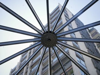 Low angle view of built structure against sky