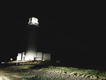 Low angle view of lighthouse