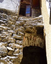 Low angle view of old building