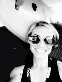 Portrait of young woman