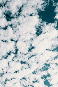 Low angle view of clouds in sky