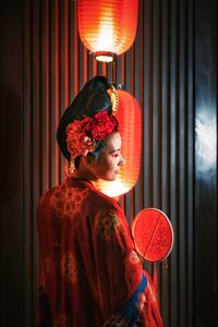 Chinese traditional festival girl