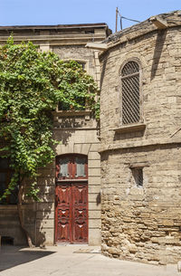 Entrance of old building